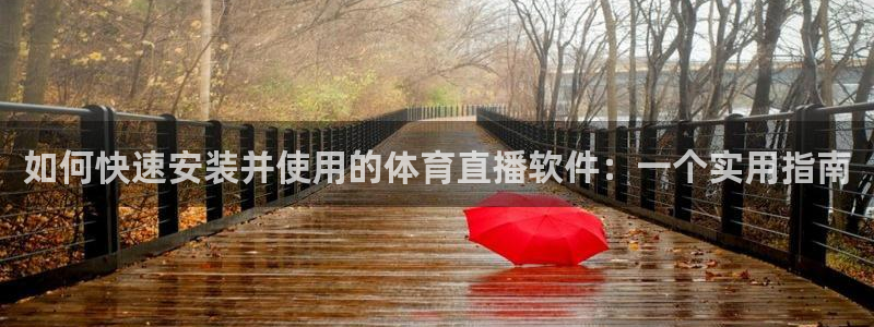 jrs直播吧低调看：如何快速安装并使用的体育直播软件：一个实用指南